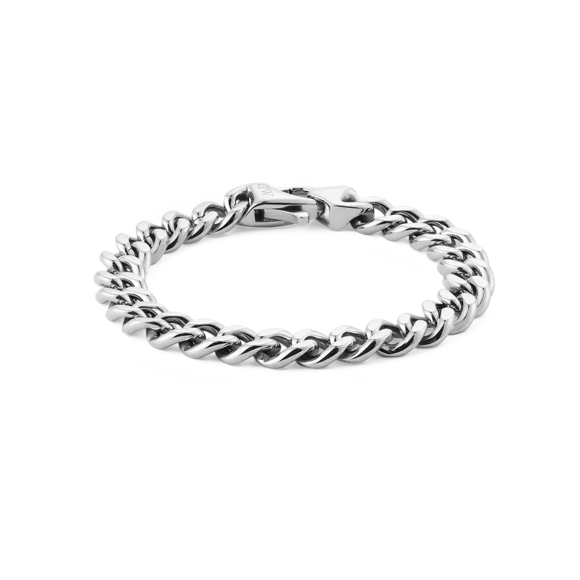 Daniel Wellington Silver Bracelet Ellipse Cuban Chain | DW
