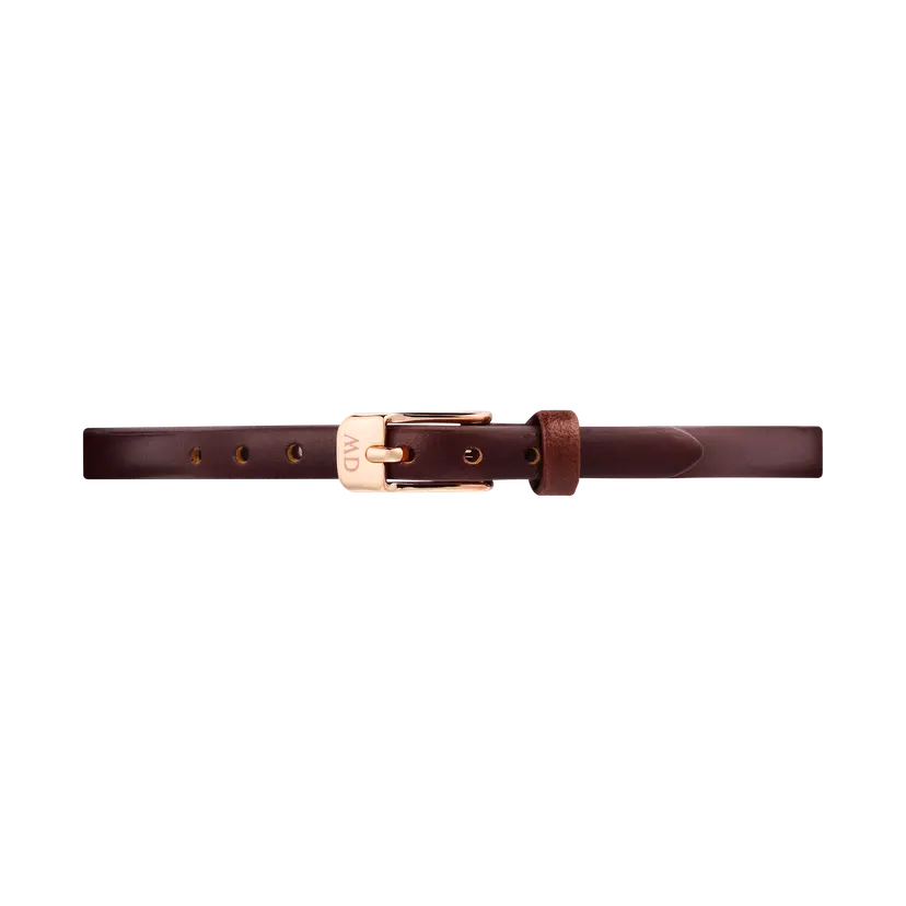 Daniel Wellington Rose Gold Strap Pressed St Mawes | DW