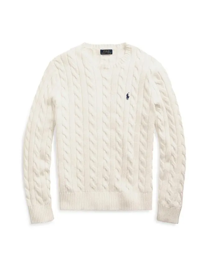 Ralph Lauren Cable-Knit Cotton Sweater