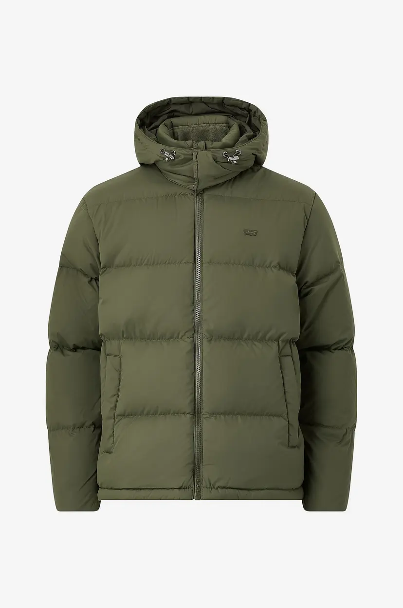 Levi's Pufferjakke Rockwell Hooded Puffer 1 Olive - Grønn