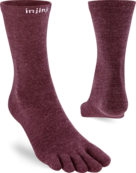 Injinji Injinji Liner Crew Wool Garnet