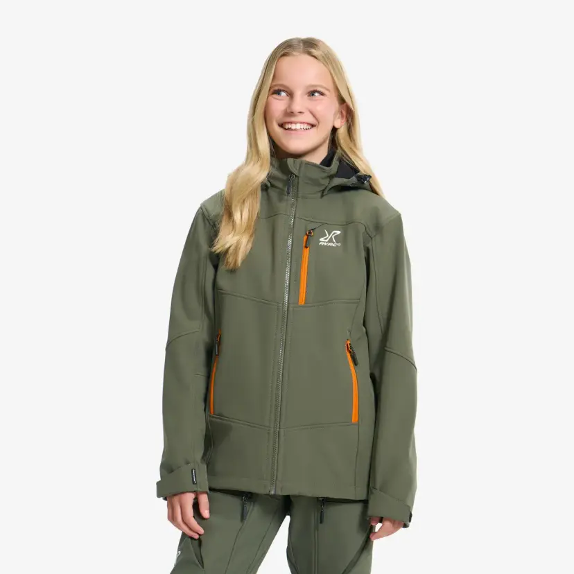 RevolutionRace Hiball Softshell Jacket Teens Grape Leaf