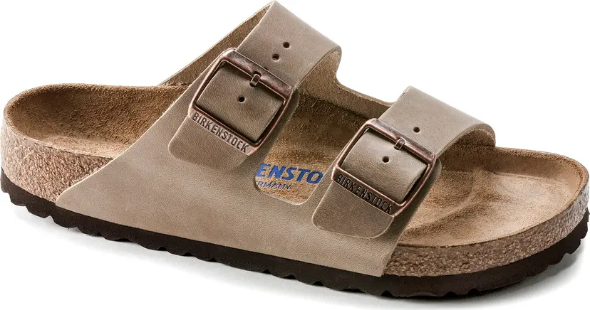 Birkenstock Birkenstock Arizona Oiled Nubuck Leather Soft Footbed Regular Tabacco Brown