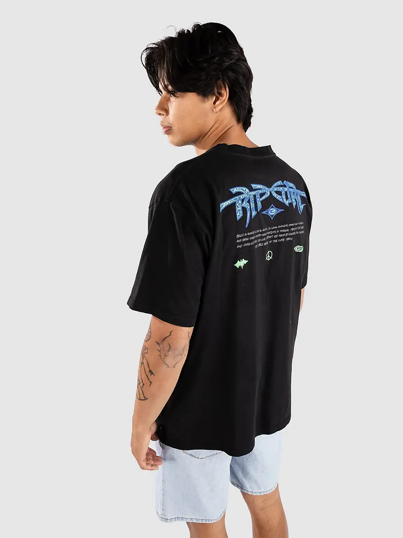 Rip Curl Rip Curl Raw Energy Gnarly T-skjorte svart
