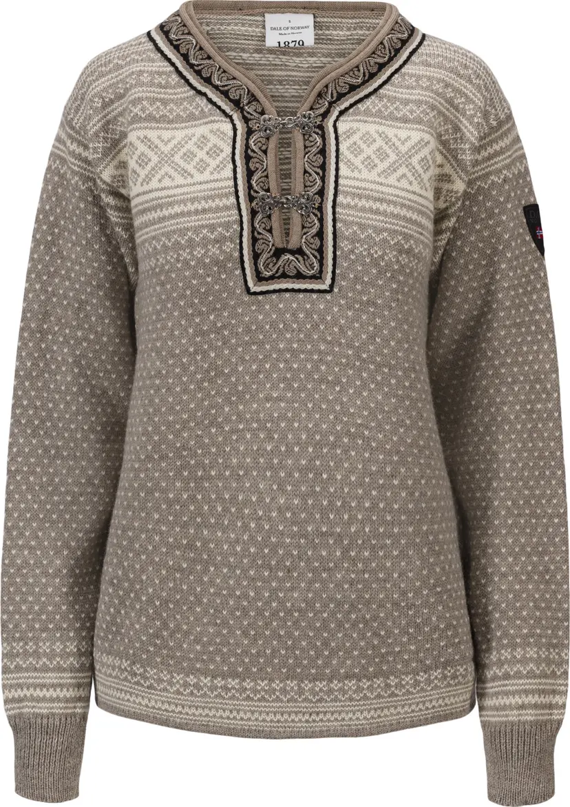 Dale of Norway Dale of Norway Unisex Setesdal Sweater Norweigan Wool Vanilla Sugar/Natural White
