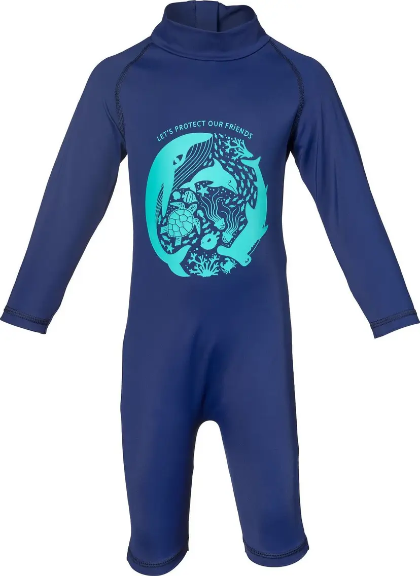 Isbjörn Of Sweden Isbjörn of Sweden Kids' Dolphine Sun Jumpsuit Navy