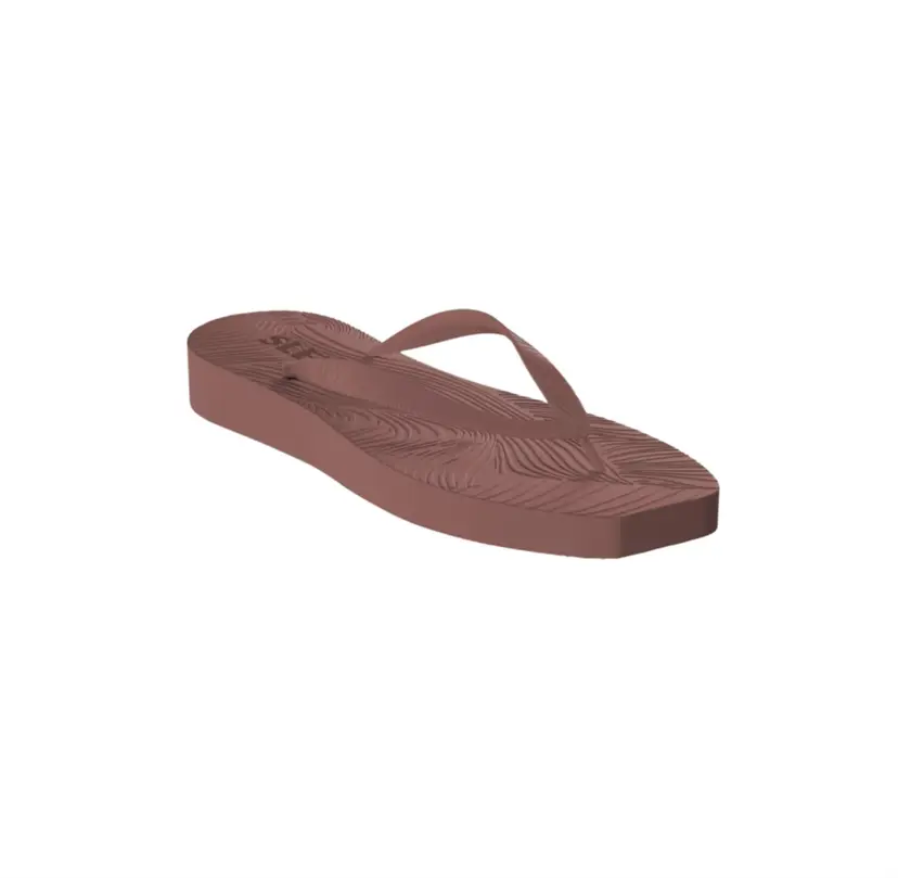 Sleepers Tapered Platform Flip Flop - Brown