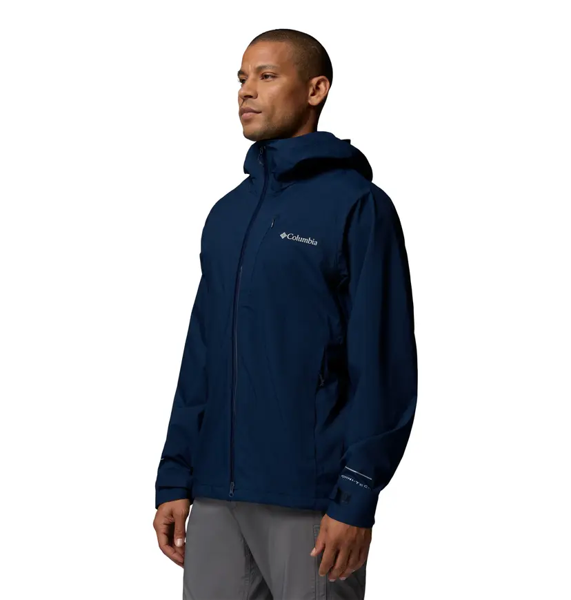 Columbia Columbia Men's Trailborne 2.5L Packable Waterproof Jacket Collegiate Navy