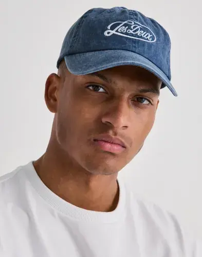 Les Deux Les Deux Logo Dad Cap Capser Blå