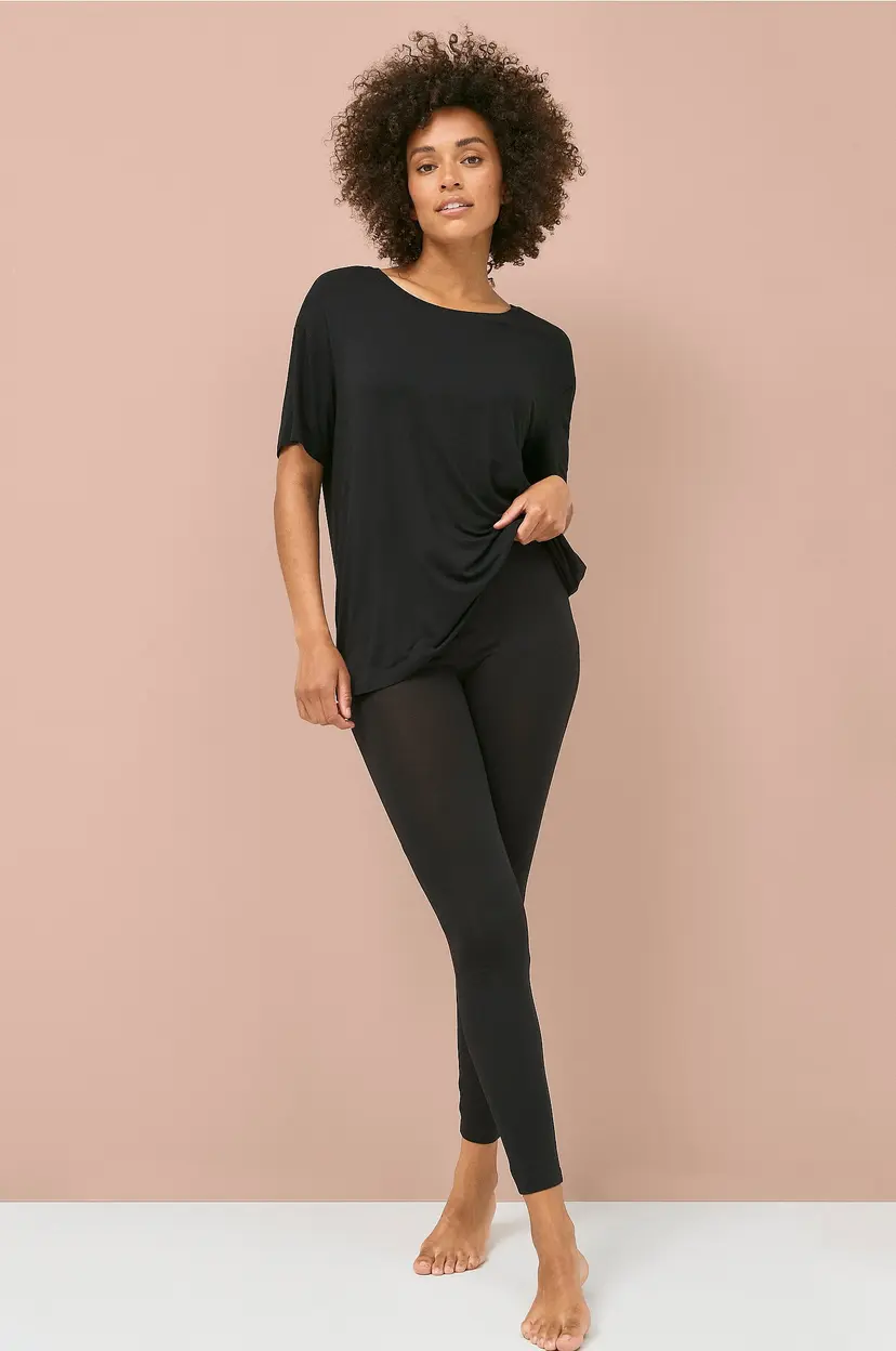 Ellos Collection Ankellange leggings - Svart