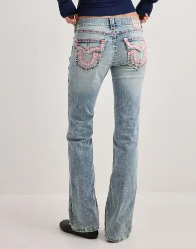 True Religion True Religion - Blå - Applique Becca Mr Bootcut Flp