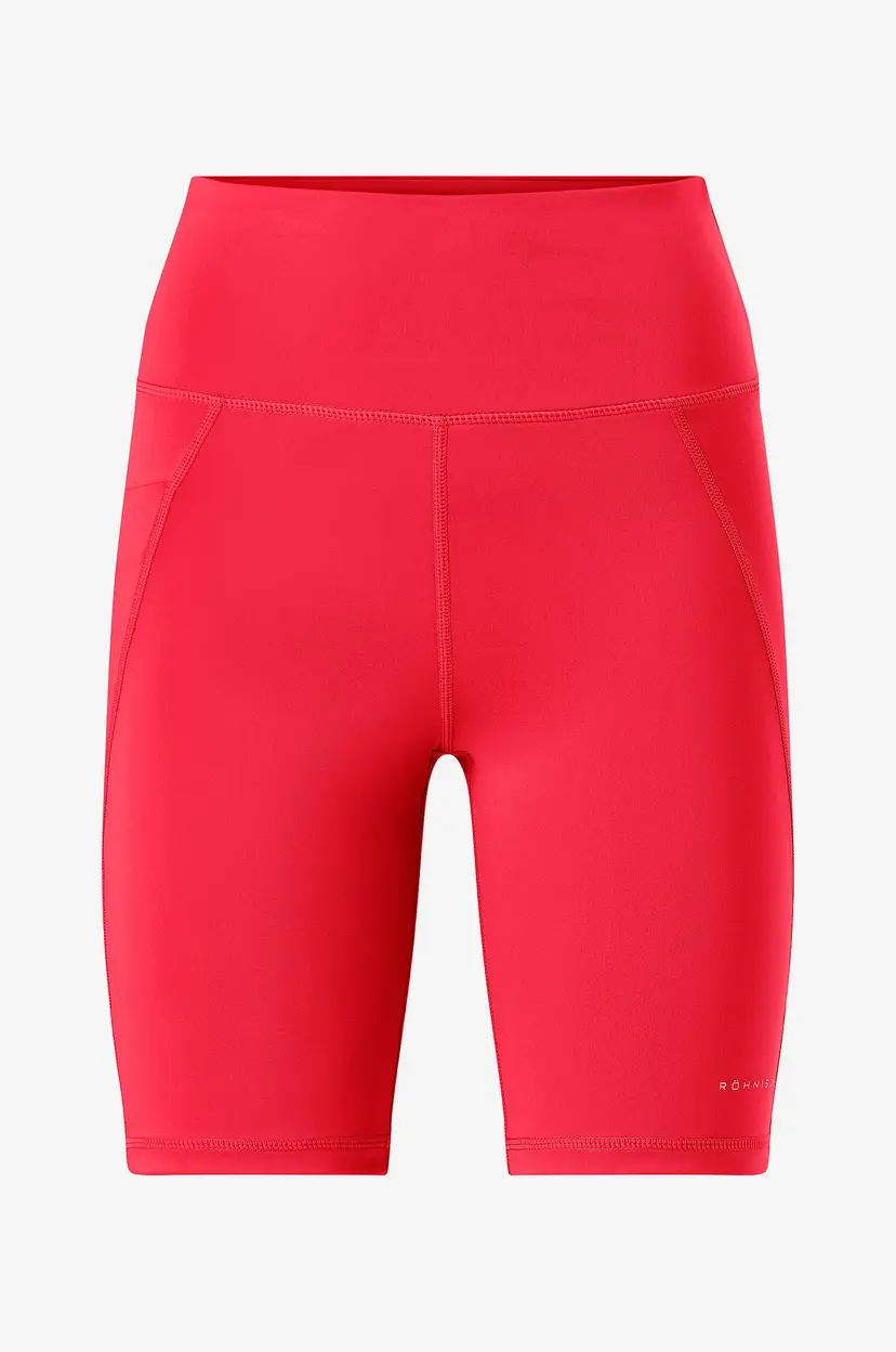Rohnisch Treningstights Flattering High Waist Bike Tights - Rød