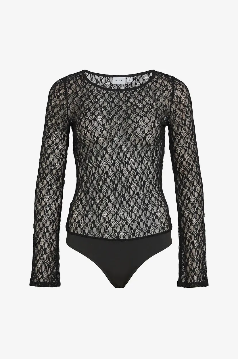 Vila Body viKaylee L/S Bodystocking - Svart