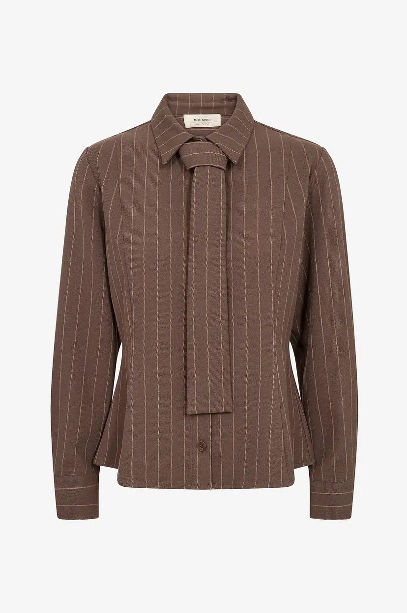 Mos Mosh Skjorte MMCalvi York Shirt - Brun