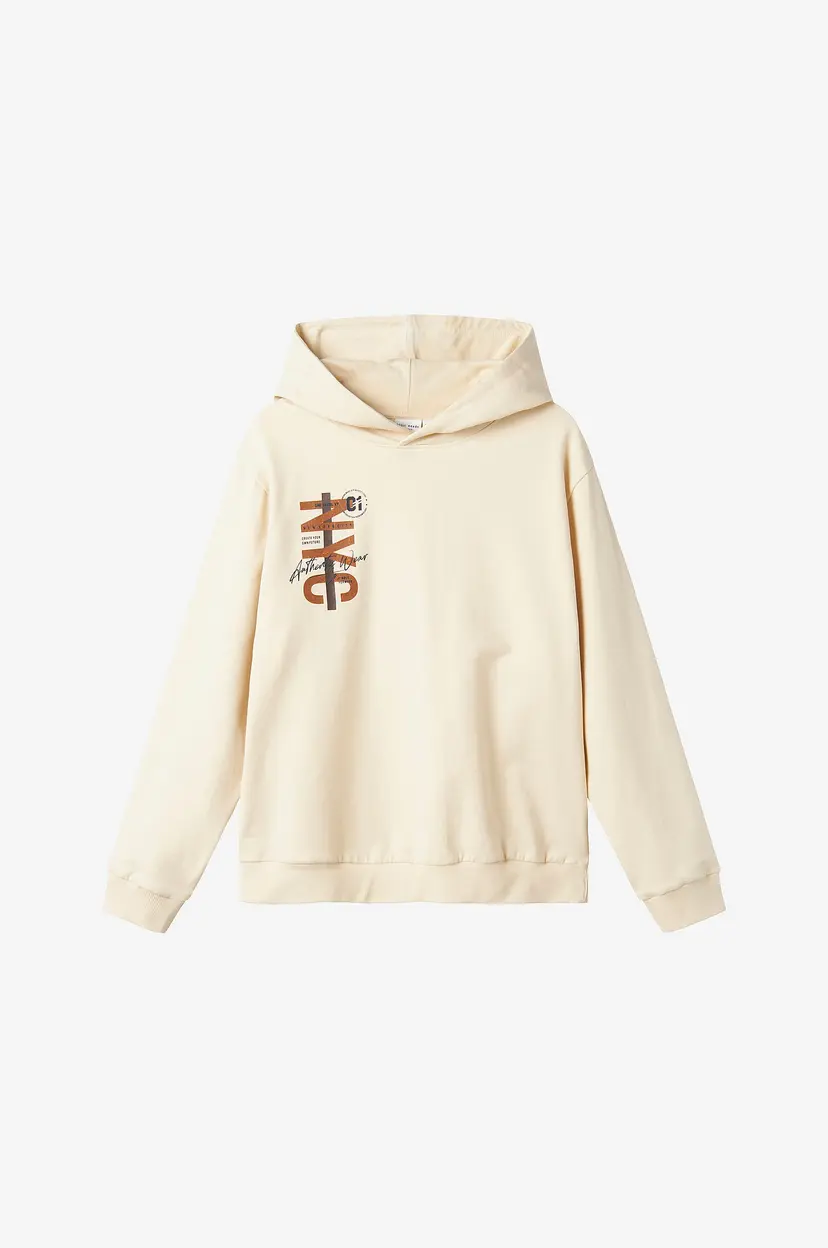 NAME IT Hettegenser Nkmvugo LS Nreg Sweat WH Bru - Beige