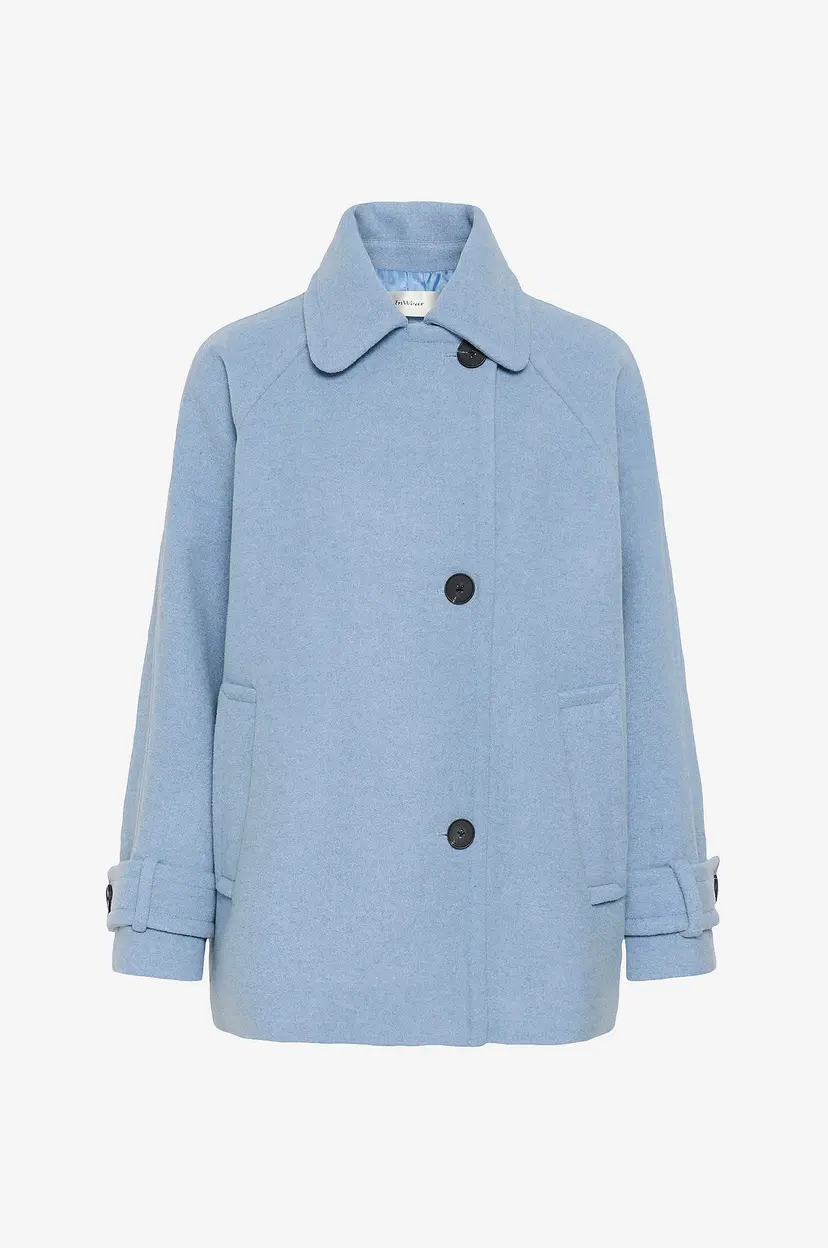 Inwear Ullkåpe Thora Minona Coat R - Blå