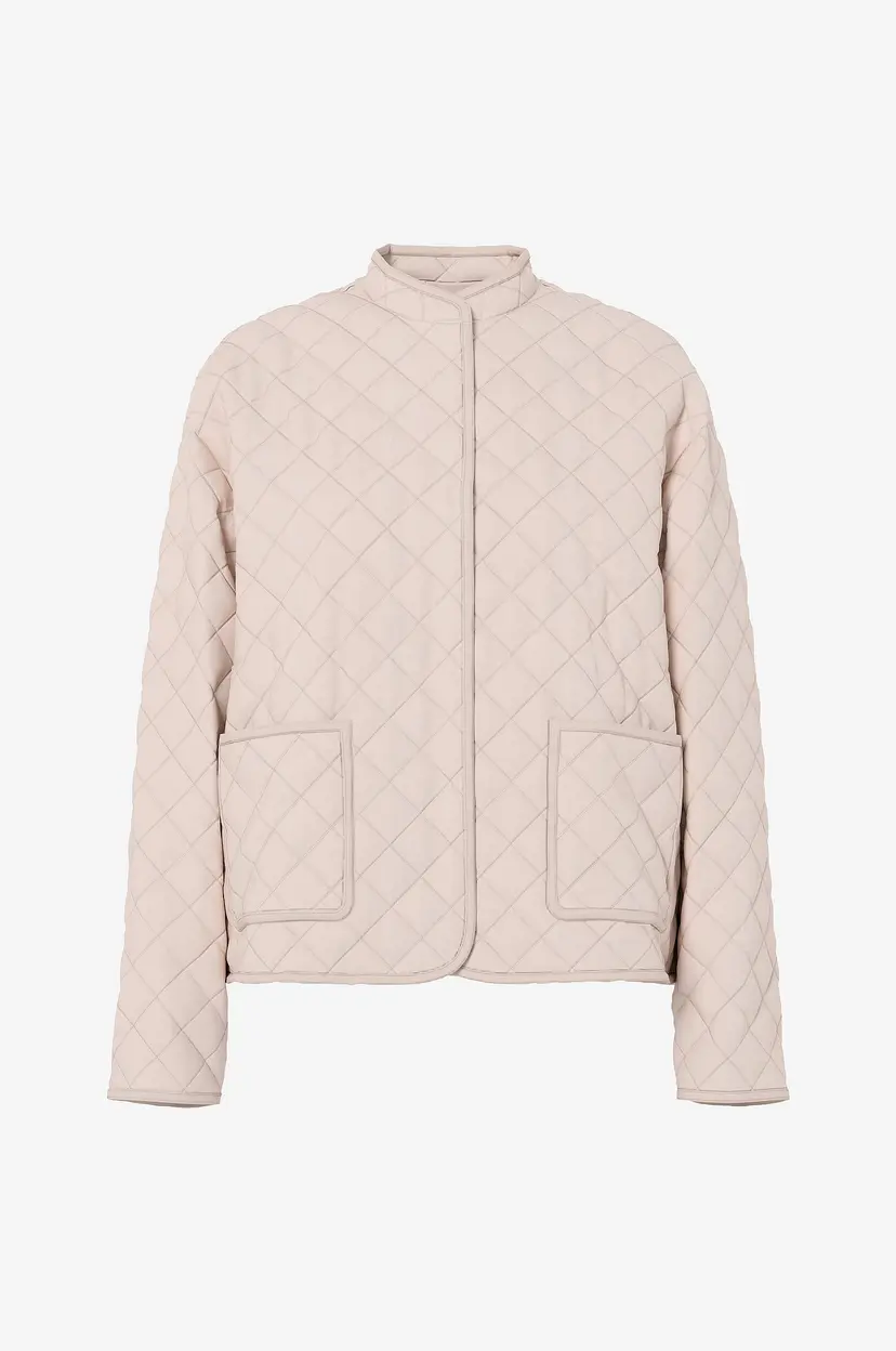 Pieces Jakke pcRikke Quilted Jacket - Beige