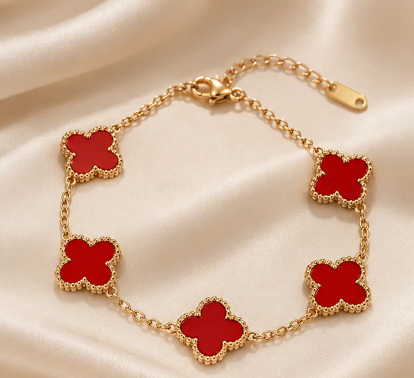 Aiyanna Haily Four Leaf Bracelet