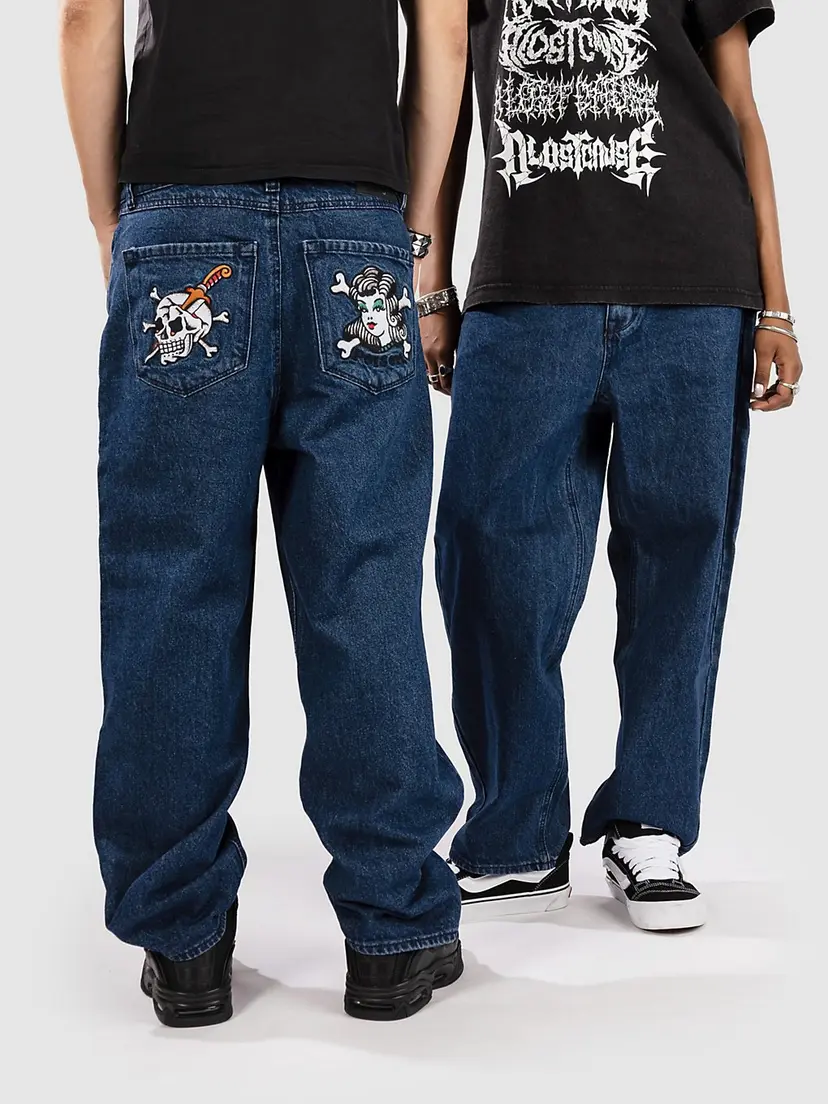 Blue Tomato Blue Tomato Skull X Girl Jeans blå