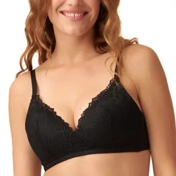 Naturana NATURANA BH Padded Non Wired Bra Svart polyamid E 90 Dame