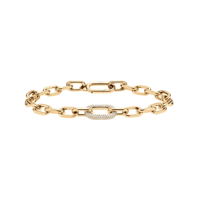 Daniel Wellington Gold Bracelet Crystal Link | DW