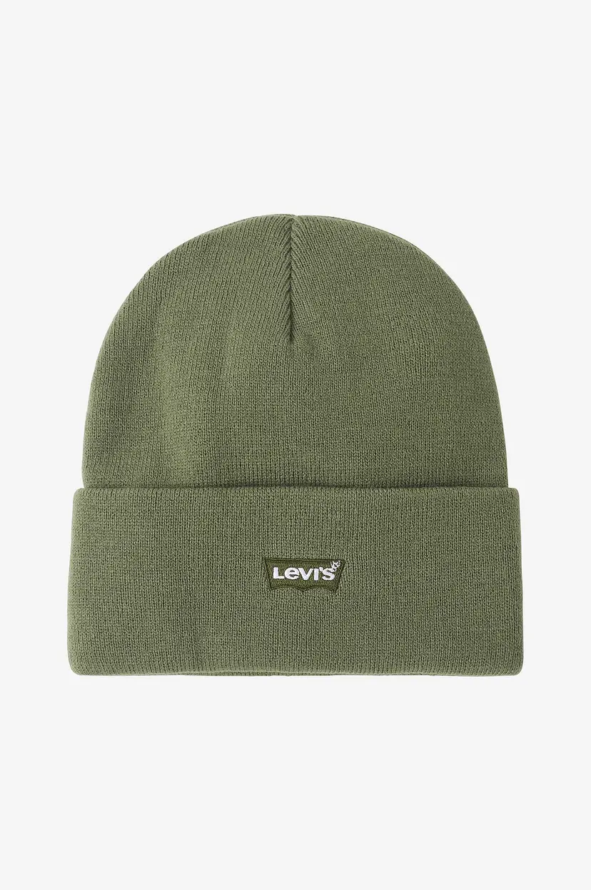 Levi's Lue Lan Tonal Embroidered Beanie - Grønn