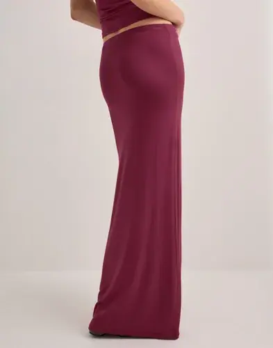 Nelly Nelly - Rød - Perfect Low Waist Maxi Skirt