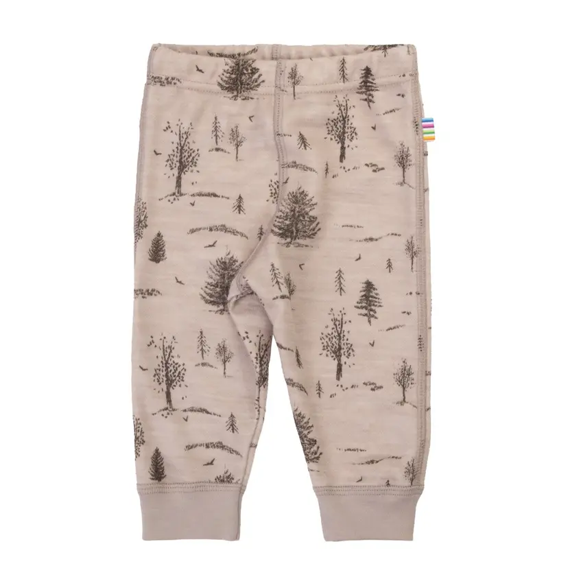 Joha Leggings i ull/bambus «Forest» Beige