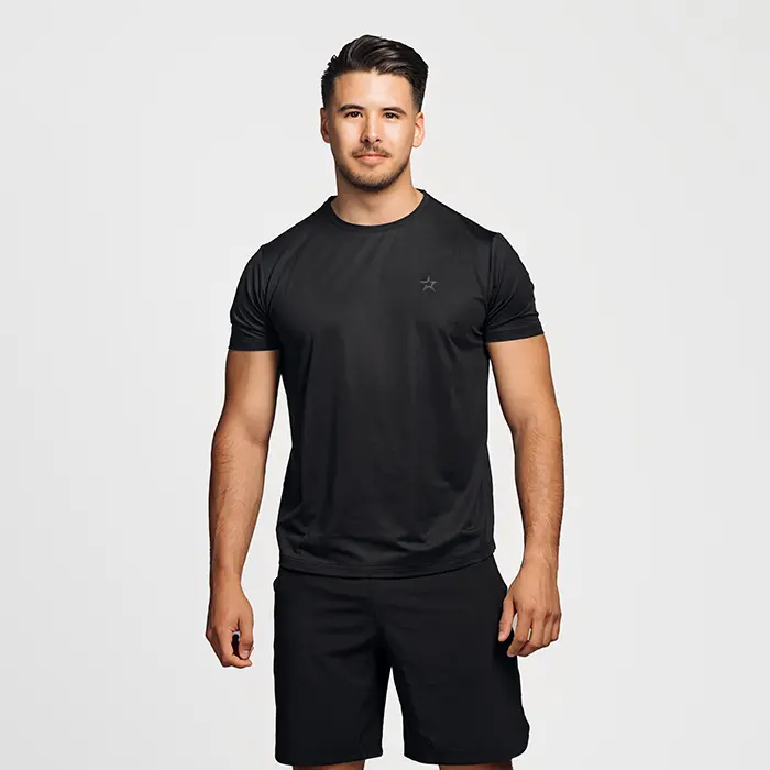 Star Wear Star Mesh T-skjorte Black
