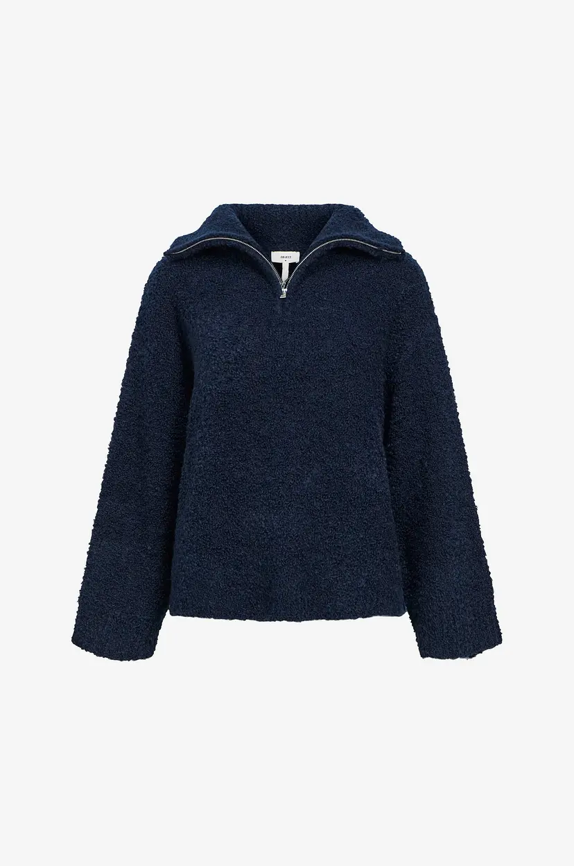 Object Collectors Item Genser objTolatya Knit LO L/S Pullover 135 - Blå