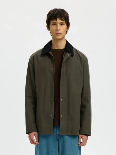 SELECTED Slhwalter Waxed Cotton 2.0 Jkt Noos