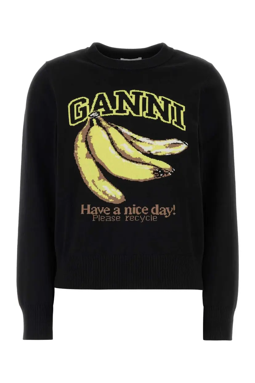 Ganni Ganni Strikkegensere – Svart
