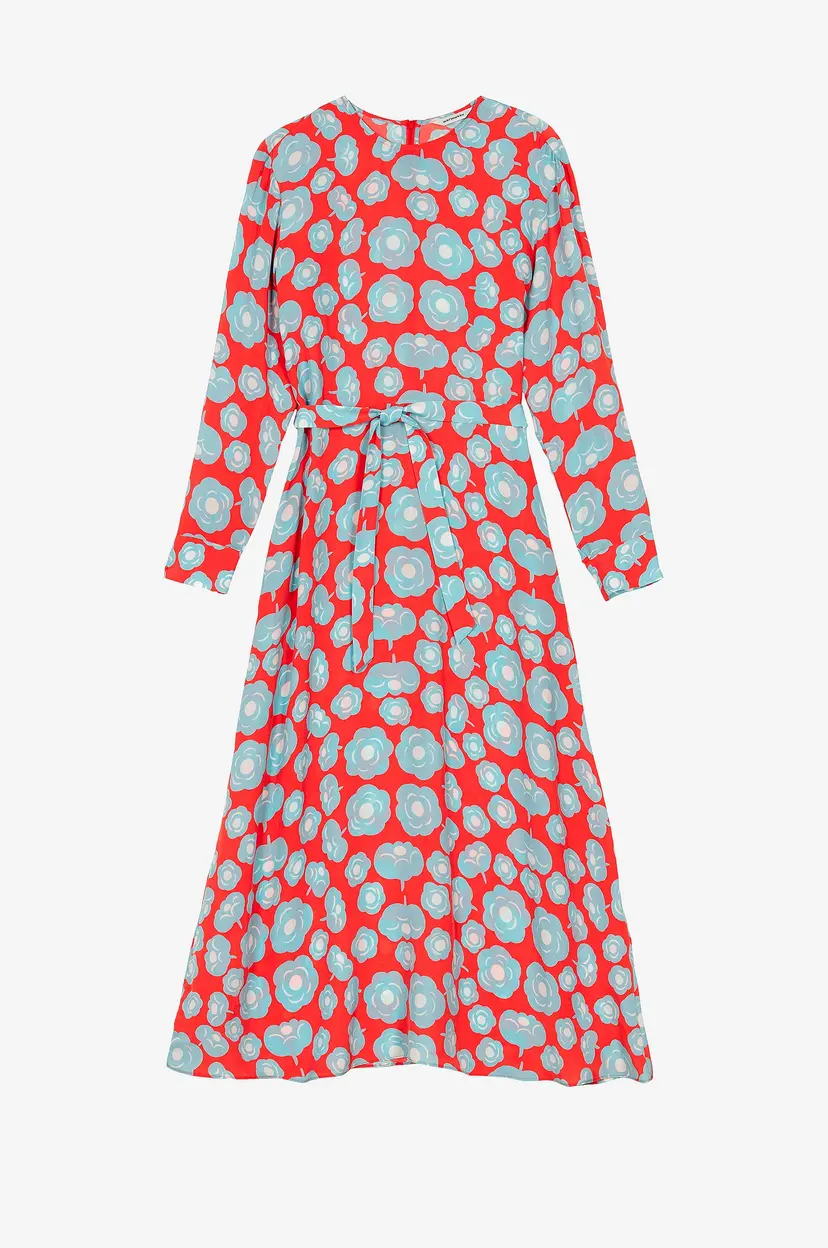 Marimekko Kjole Combu Tumma - Rød