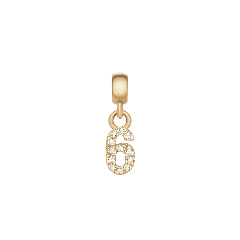 Daniel Wellington Gold Charm Crystal Number | DW