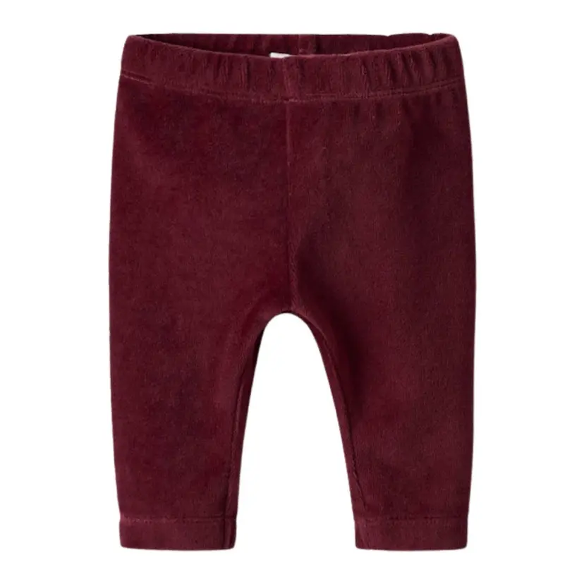 NAME IT Name It - Leggings Baby Roxy Velour Burgundy