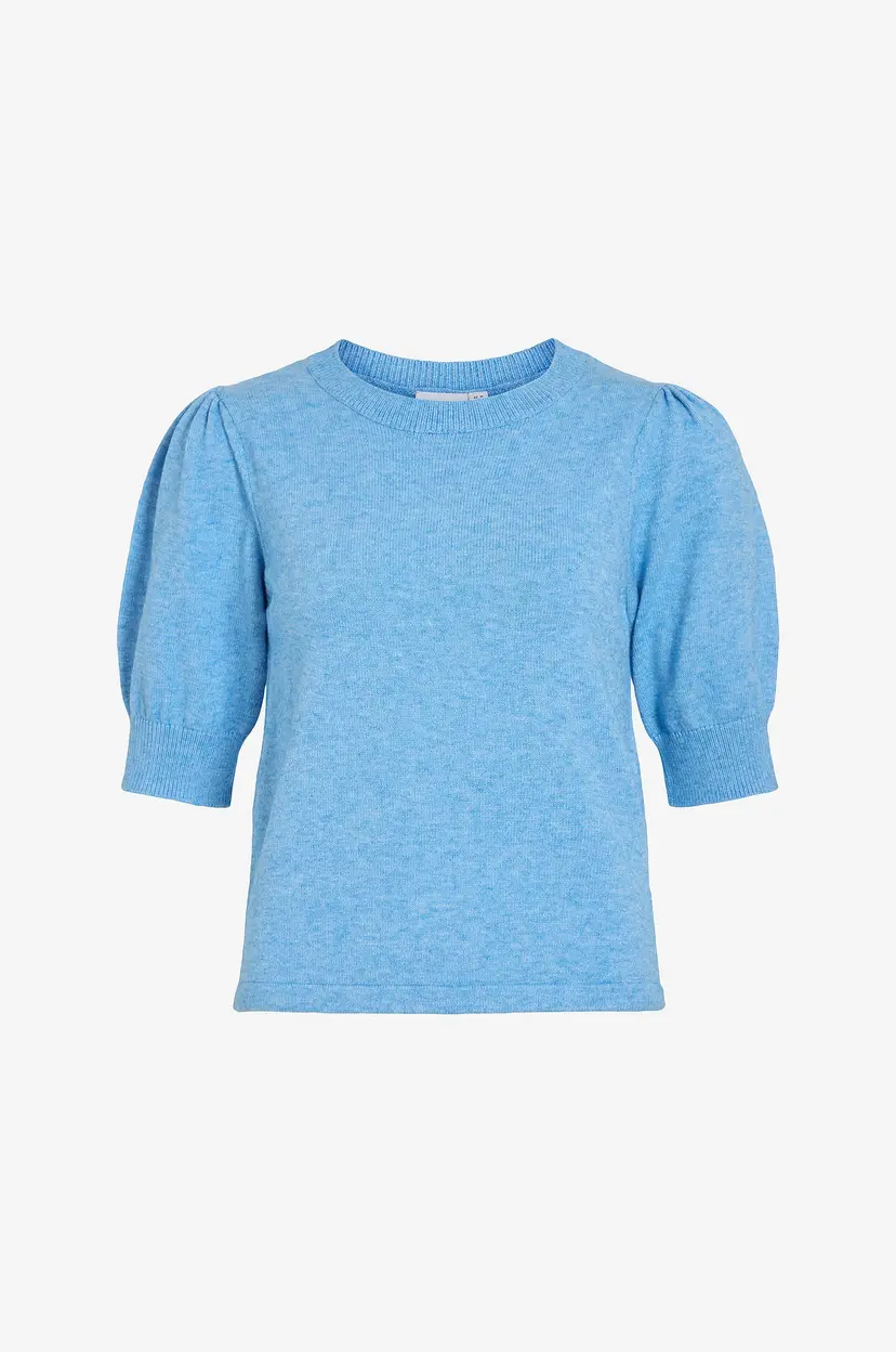 Vila Topp viRil 2/4 Sleeve O-neck - Blå