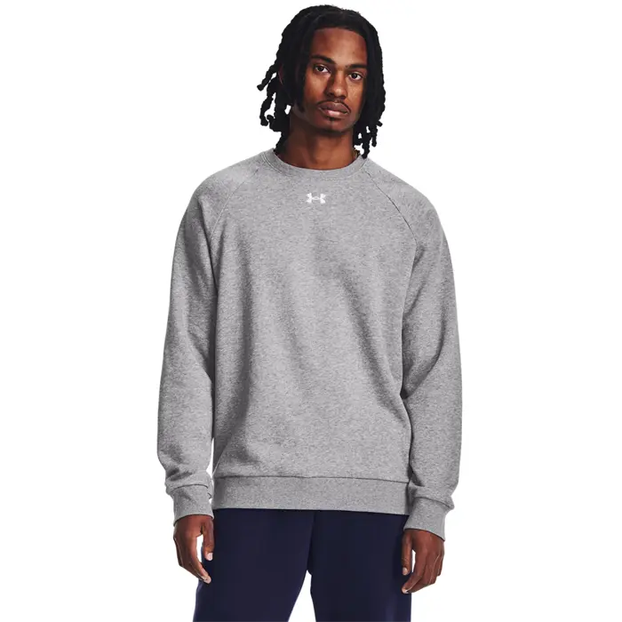 Under Armour UA Rival Fleece Crew Castlerock Light Heather