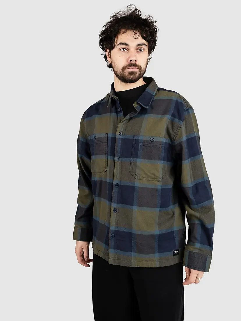 Vans Vans Larkspur Plaid Flannel Skjorte mønster