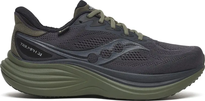 Saucony Saucony Men's Triumph 24 GORE-TEX Ebony/fatigue