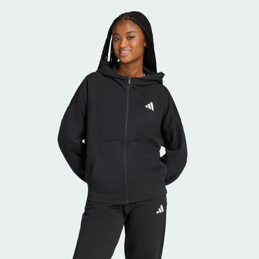 Adidas Future Icons Small Logo Full-Zip Hettegenser