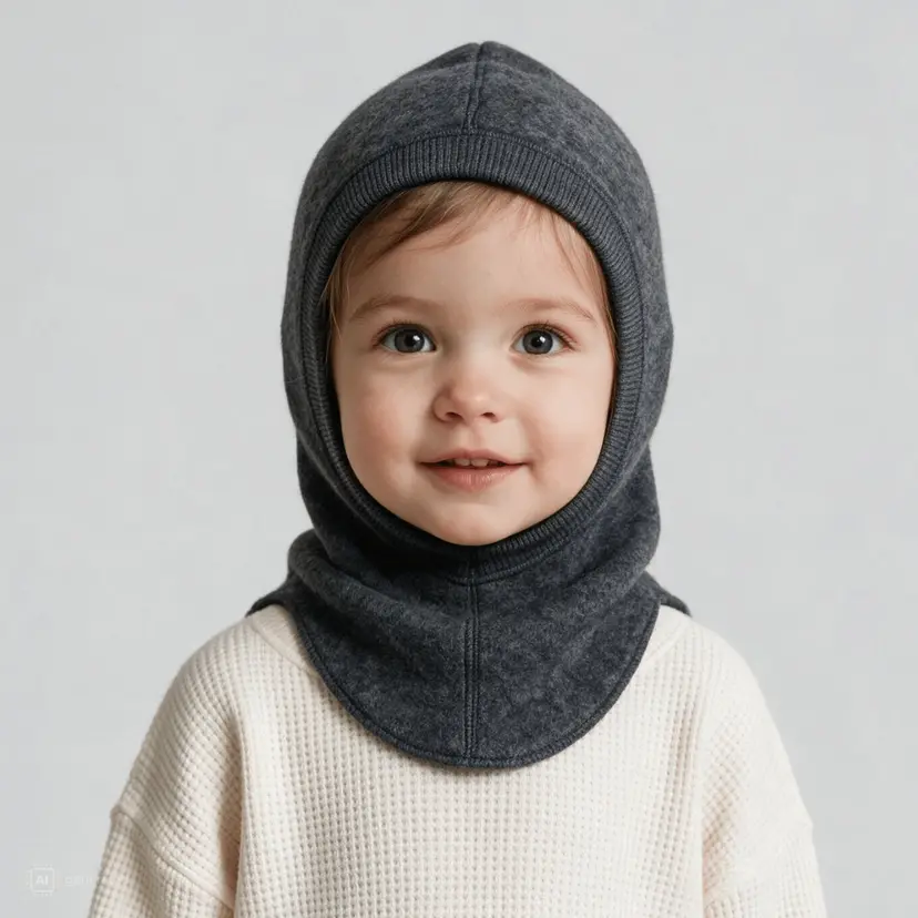 NAME IT Name It - Balaclava Ullfleece Baby Wmino Ombre Blue