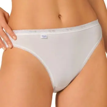 Sloggi Sloggi Truser Basic Tai Hvit bomull 36 Dame