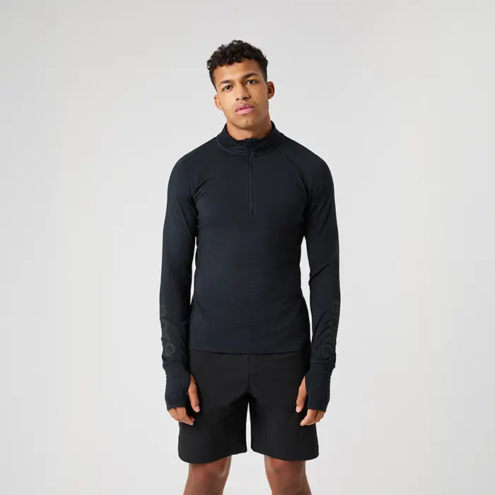 Björn Borg Midlayer Half‑Zip Svart