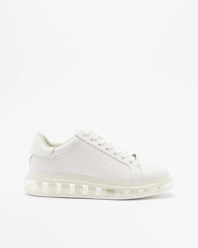 Karl Lagerfeld Karl Lagerfeld Kapri Kushion Emboss Rpt White Sneakers
