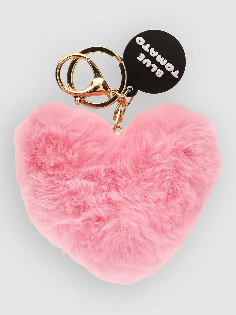 Blue Tomato Blue Tomato Heart Bag Charm rosa