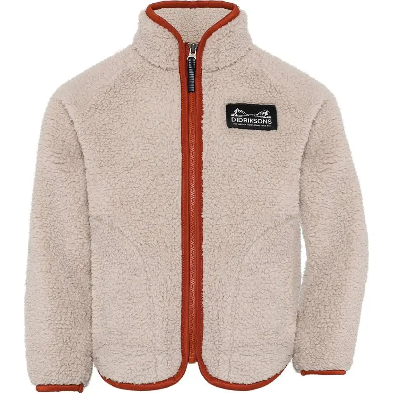 Didriksons Didriksons Gibbs Kids' Full-Zip Beach Beige/Rust