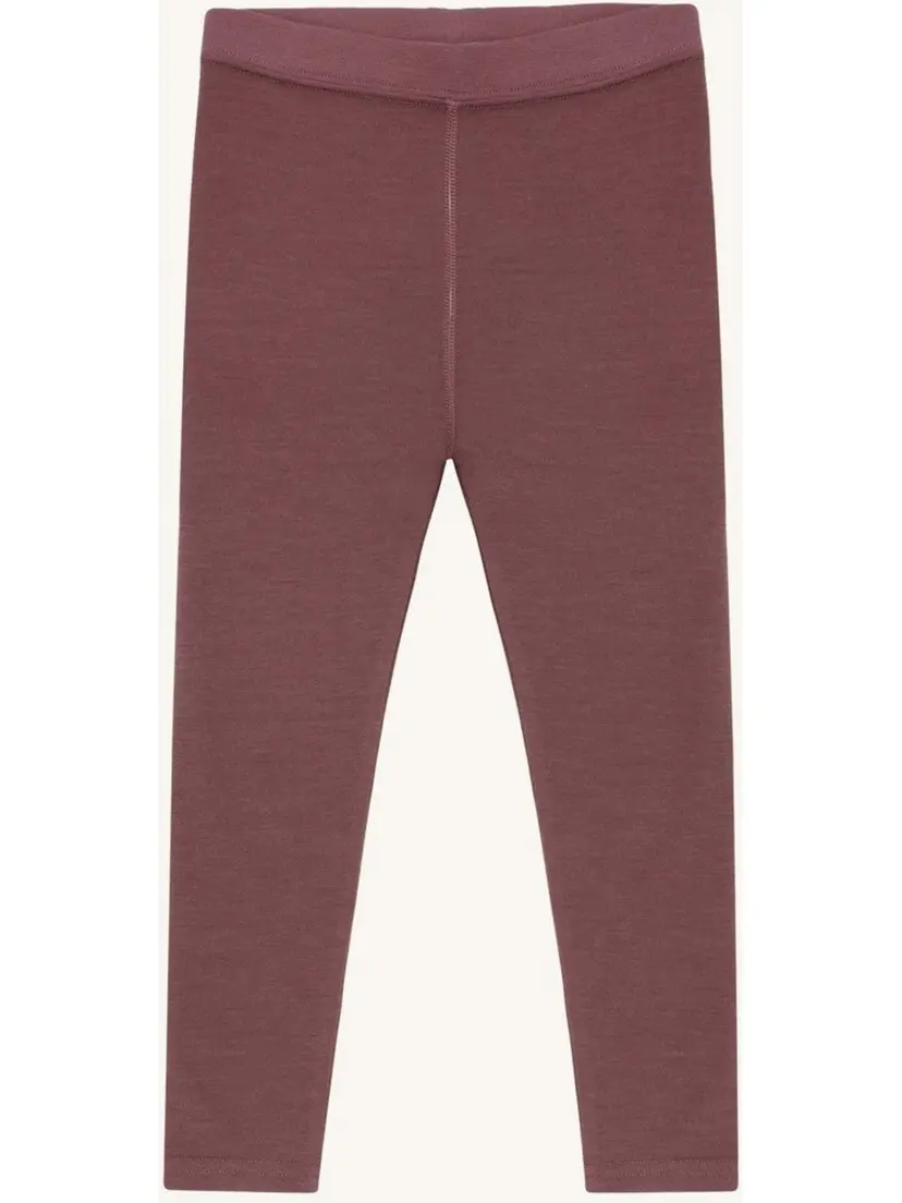 Hust and Claire Leggings i ull/bambus Old Rose