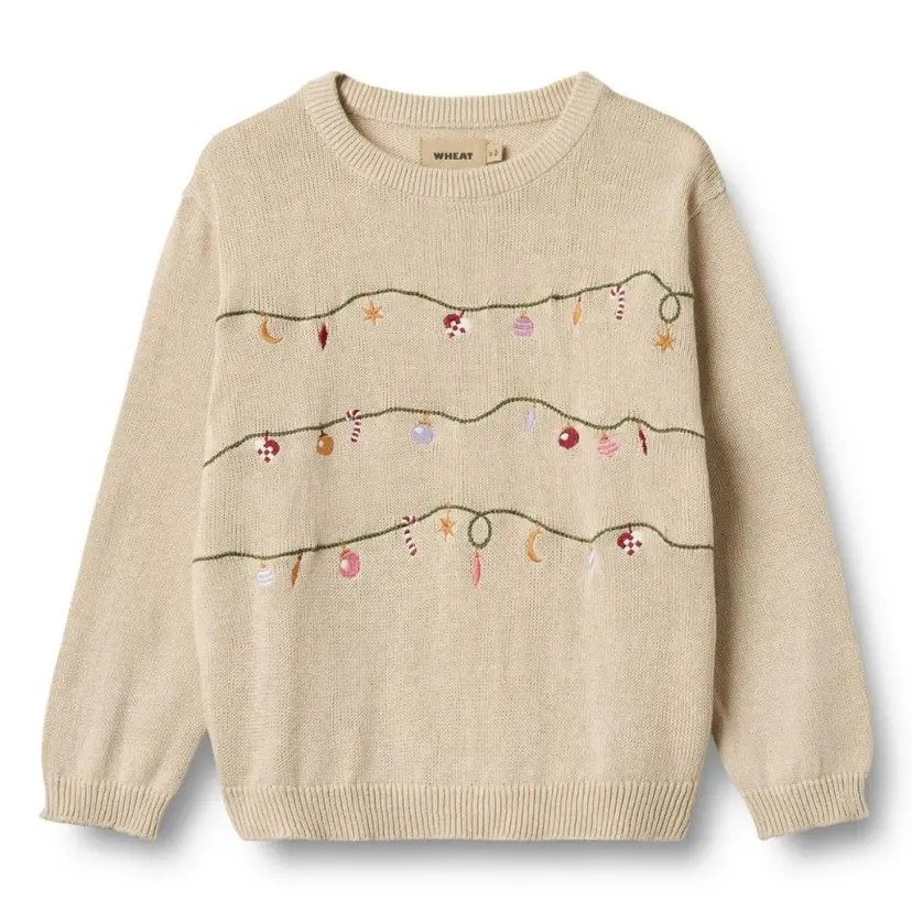 Wheat Wheat - Julegenser Knit Lisa Offwhite