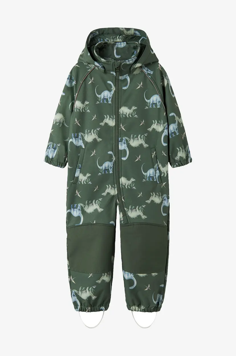 NAME IT Snekkerbukse Nmmalfa08 Softshell Suit Aop 1fo - Grønn