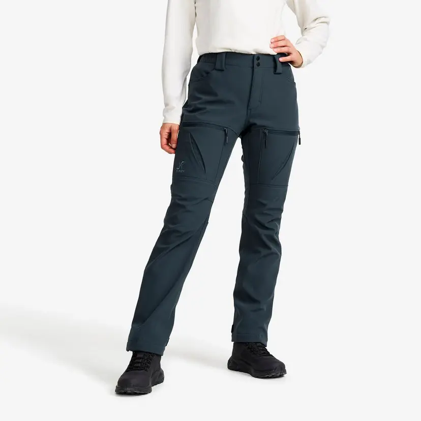 RevolutionRace Hiball Softshell Pants Dame Blueberry